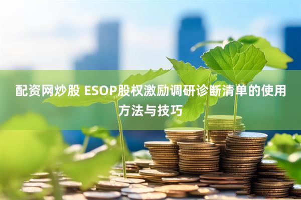 配资网炒股 ESOP股权激励调研诊断清单的使用方法与技巧